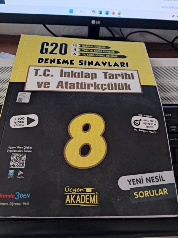 8.SINIFLAR T.C.İNKILÂP TARİHİ VE ATATÜRKÇÜLÜK G20 DENEME SINAVLARI/Kemal METİNOĞLU