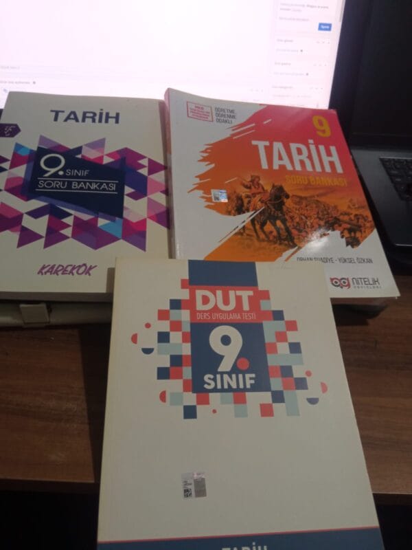 9.SINIF TARİH SORU BANKALARI(Karekök-Nitelik-bes) 3 KİTAP