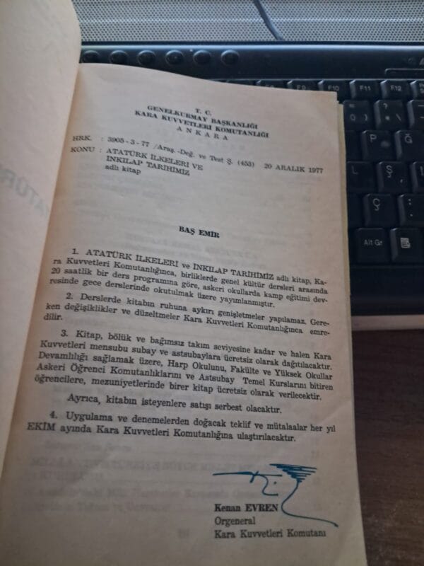 ATATÜRK İLKELERİ VE İNKILÂP TARİHİMİZ/Kara Kuvvetleri Komutanlığı - Görsel 3