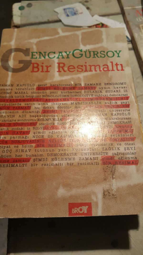 BİR RESİMALTI /Gencay GÜRSOY