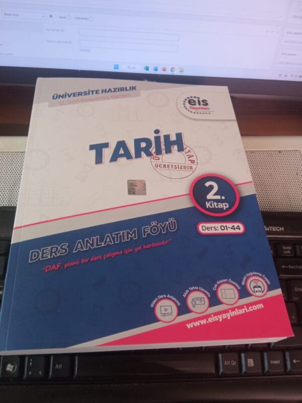 eis Yayınları-Üniversite Hazırlık -TARİH 2.KİTAP(Ders: 01-44) DERS ANLATIM FÖYÜ (DAF)