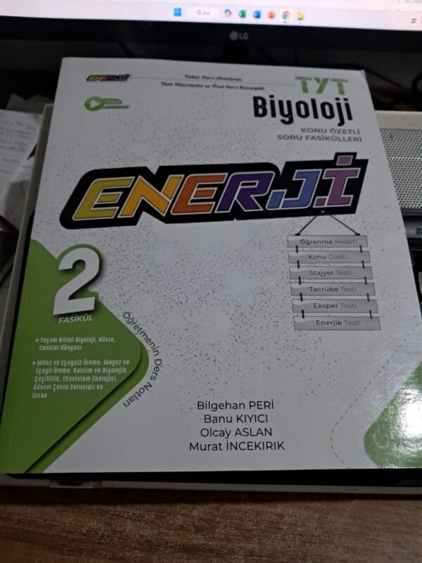 ENERJİ 2-TYT BİYOLOJİ KONU ÖZETLİ SORU FASİKÜLLERİ/Palme  Yayınevi