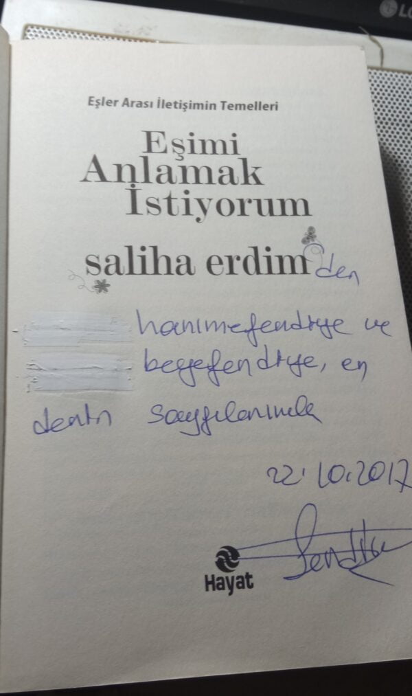 Eşimi Anlamak İstiyorum (İmzalı ve ithaflı)/Saliha ERDİM - Görsel 2