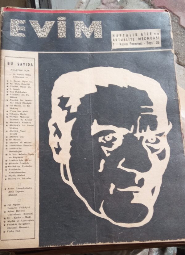 EVİM Haftalık Aktualite ve Magazin Mecmuası-Sayı 26-Atatürk  Özel Sayısı