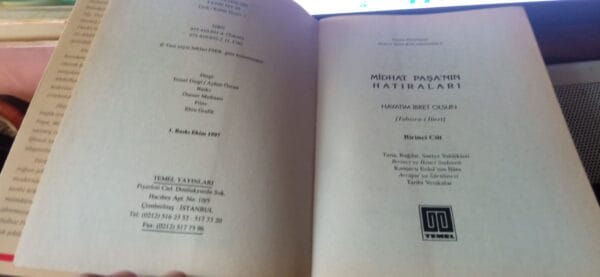 Midhat Paşa'nın Hatıraları:1/HAYATIM İBRET OLSUN (Tabsıra-i İbret)/Haz: Osman Selim KOCAHANOĞLU - Görsel 2
