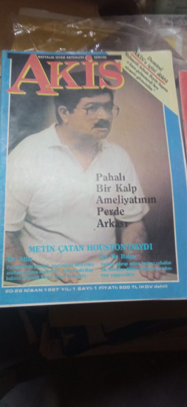 AKİS -Haftalık Aktualite Mecmuası 1960 - Görsel 2