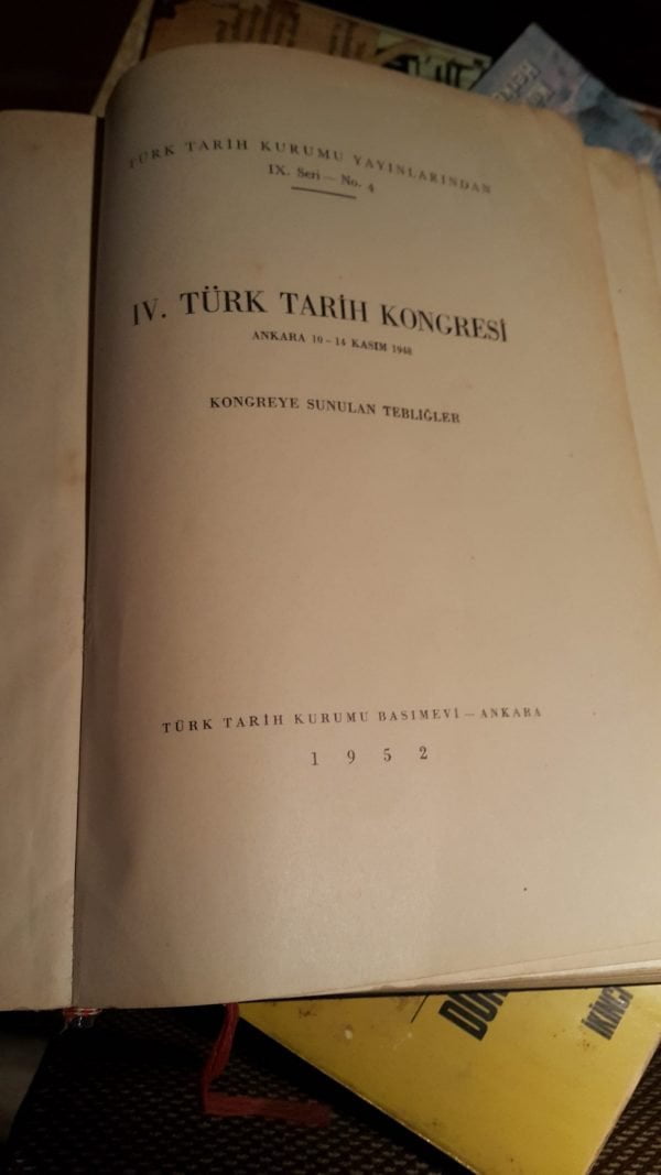 IV.TÜRK TARİH KONGRESİ
