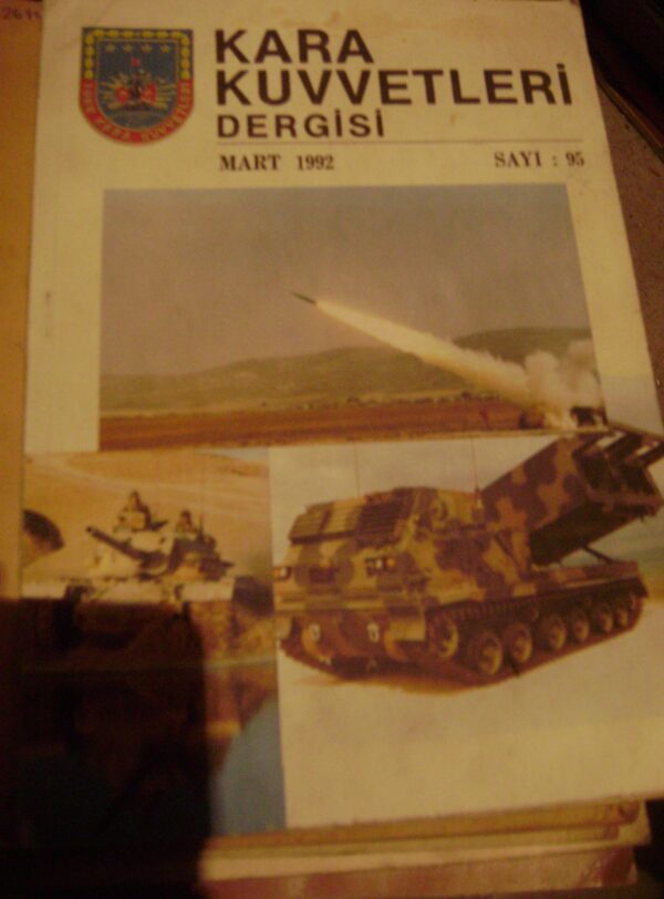 KARA KUVVETLERİ DERGİSİ MART 1992-SAYI 95