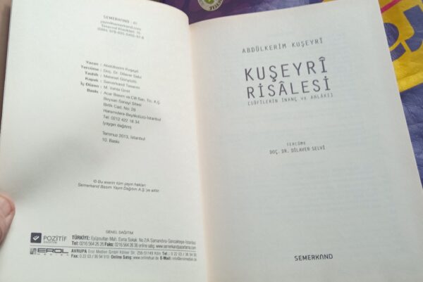 KUŞEYRİ RİSALESİ-Sufilerin İnanç ve Ahlakları/Abdülkerim KUŞEYRİ - Görsel 2