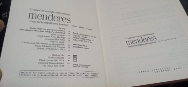 MENDERES-Resmi Tarihi Değiştirecek Gerçekler/Recep Şükrü Apuhan - Görsel 5