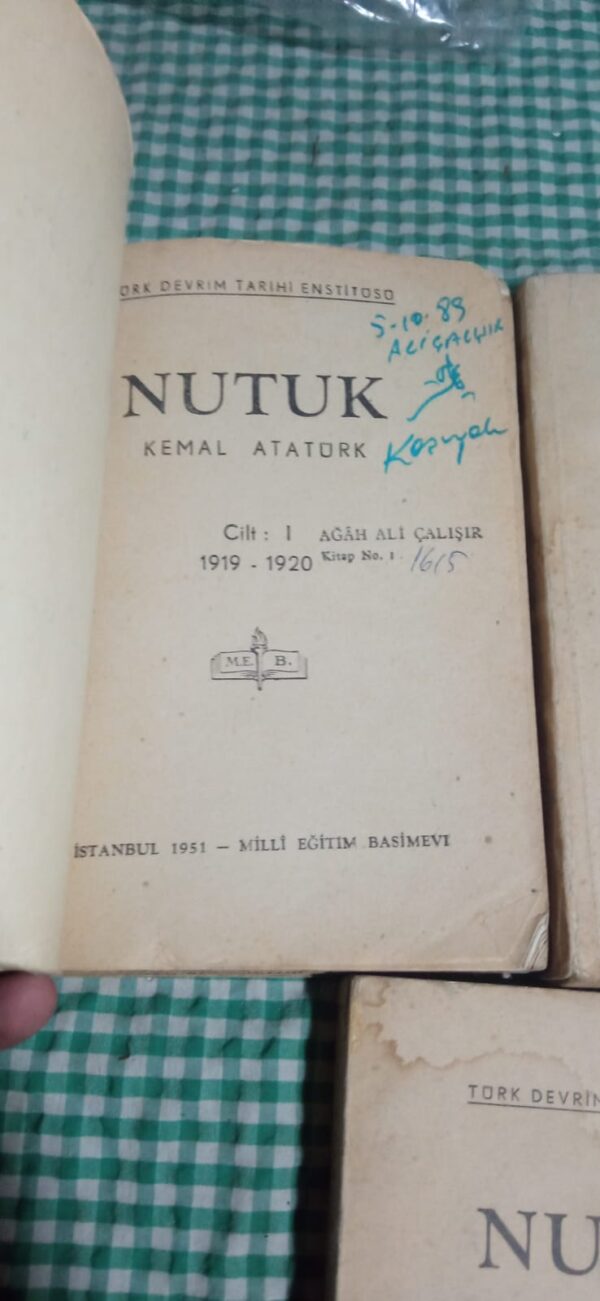 NUTUK(TAKIM),Kemal ATATÜRK(1951 BASKISI) - Görsel 2