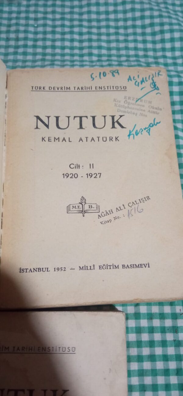 NUTUK(TAKIM),Kemal ATATÜRK(1951 BASKISI) - Görsel 4