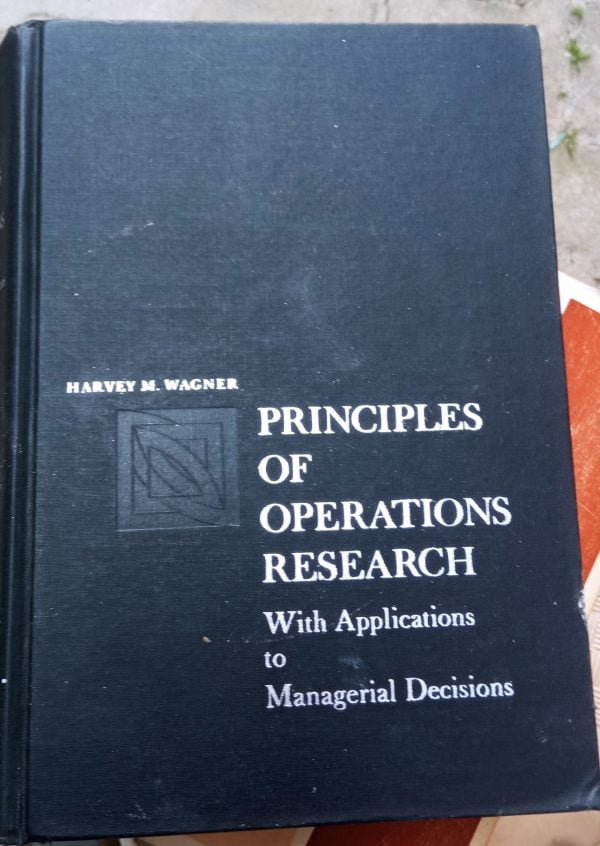 PRINCIPLES OF OPERATION RESEARCH/Harwey M.Wagner