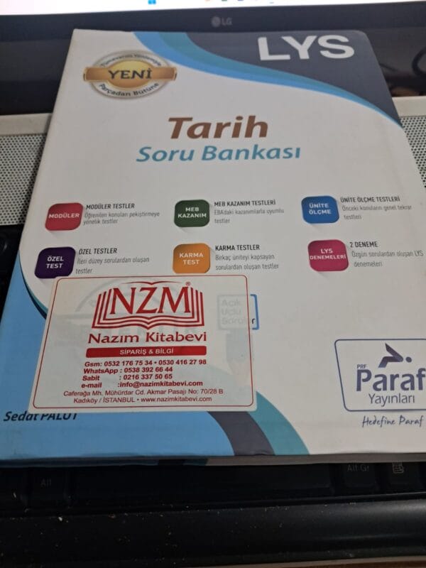 Paraf-LYS TARİH SORU BANKASI/Sedat PALUT