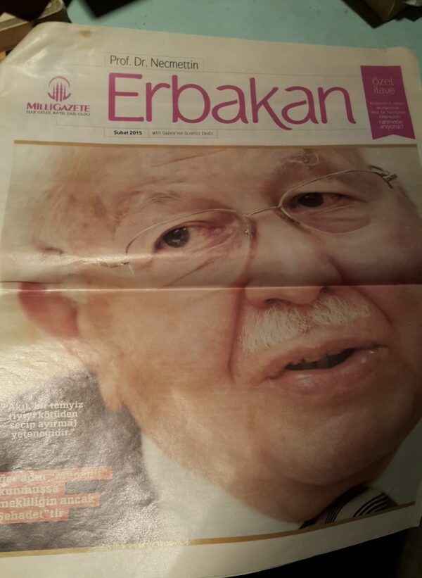 Prof. Dr. Necmettin ERBAKAN (Milli Gazete Eki)