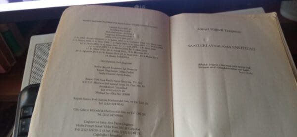 SAATLERİ AYARLAMA ENSTİTÜSÜ/Ahmet Hamdi TANPINAR - Görsel 3