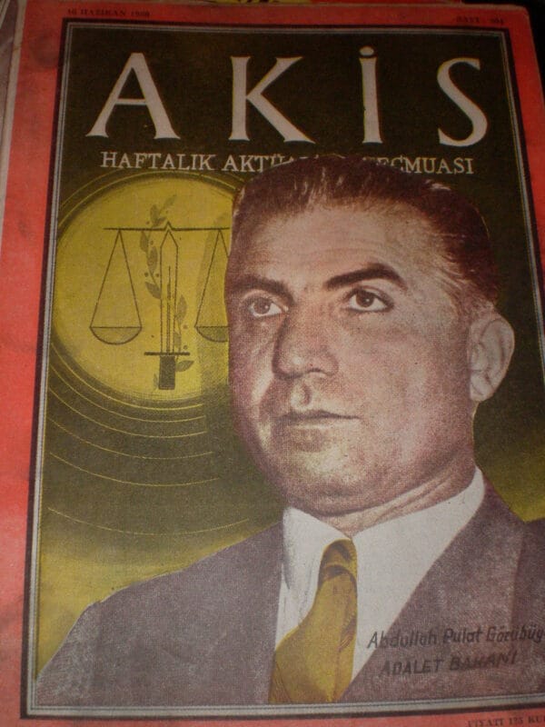 AKİS -Haftalık Aktualite Mecmuası 1960 - Görsel 19