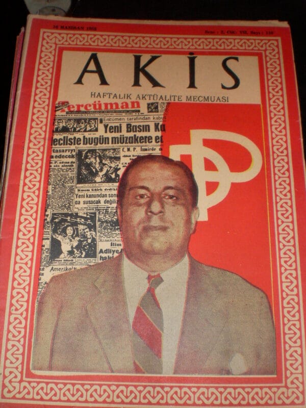 AKİS -Haftalık Aktualite Mecmuası 1960 - Görsel 15