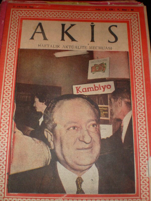 AKİS -Haftalık Aktualite Mecmuası 1960 - Görsel 11