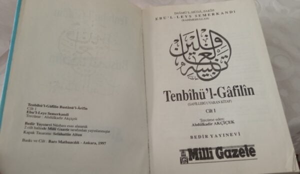 Tenbihü'l-Gafilin Bustanü'l-Arifin 1/Ebulleys Semerkandi - Görsel 2