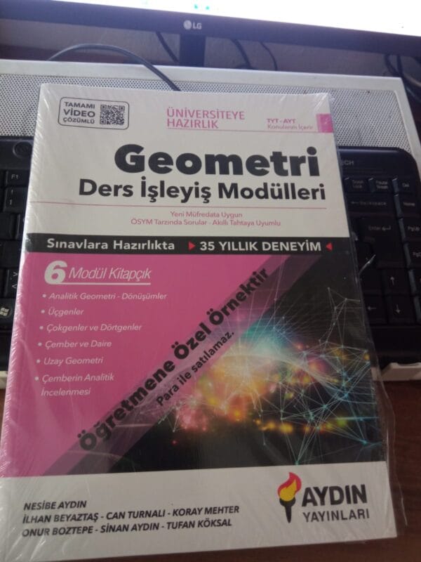 ÜNİVERSİTEYE HAZIRLIK GEOMETRİ DERS İŞLEYİŞ MODÜLLERİ/AYDIN YAYINLARI