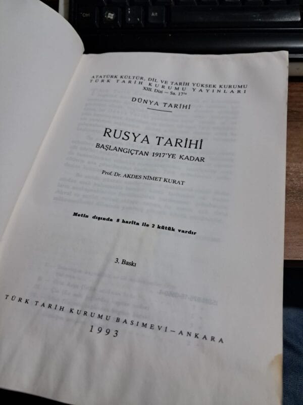RUSYA TARİHİ- BAŞLANGIÇTAN 1917'YE KADAR/Prof. Dr. Akdes Nimet KURAT - Görsel 6