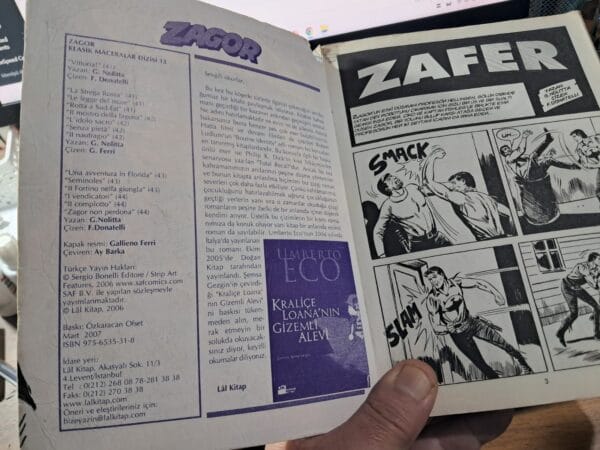 ZAGOR-Çizgi Roman /G.NOLITTA-F.DONATELLI - Görsel 5