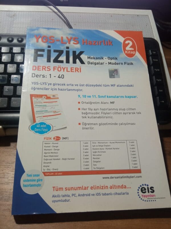 eis YGS-LYS HAZIRLIK-FİZİK DERS FÖYLERİ-DERS 1-40/eis Yayınları