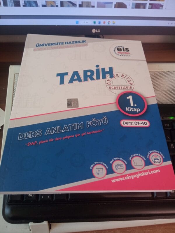 eis Yayınları-Üniversite Hazırlık -TARİH 1.KİTAP(Ders: 01-40) DERS ANLATIM FÖYÜ (DAF)