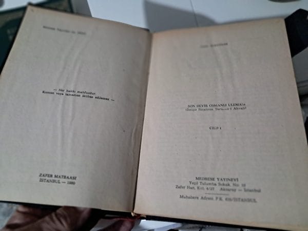 SON DEVİR OSMANLI ULEMASI(1-4-5. Ciltler/Sadık ALBAYRAK - Görsel 2